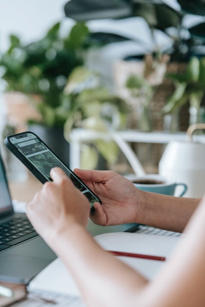 Person having a digital experience